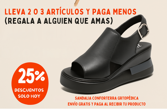 Sandalia Confortierra Ortopédica